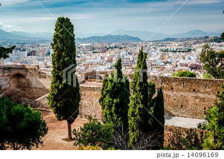 Gibralfaro fortress (Alcazaba de Malaga). Malaga city. Spain Gibralfaro fortress (Alcazaba de Malaga). Malaga city. Spain 14096169