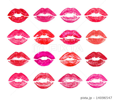 Beautiful red lips 14096547