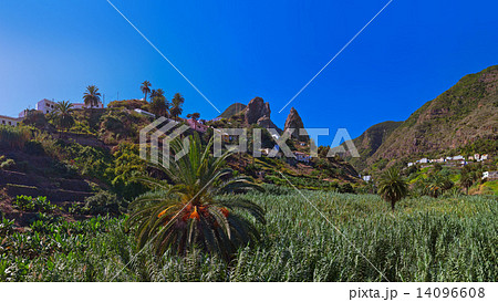 Hermigua valley in La Gomera island - Canary 14096608