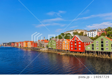 Cityscape of Trondheim, Norway 14097729