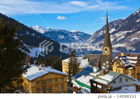 Mountains ski resort Bad Gastein Austria Mountains ski resort Bad Gastein Austria 14098331