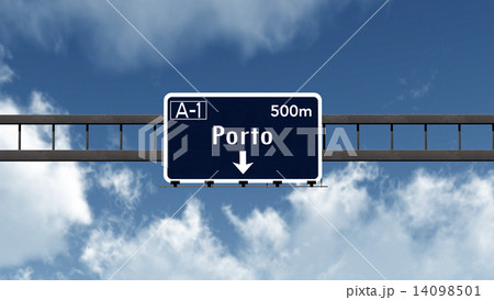 Porto Portugal Highway Road Sign 14098501