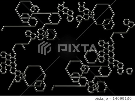 Metal chains in the form of honeycombs 14099130