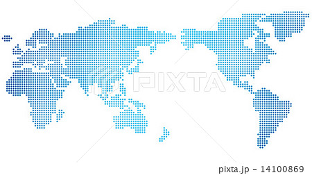 World map of dots Vector 14100869