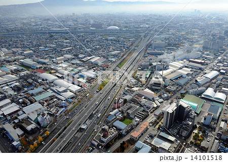 近畿自動車道を空撮 近畿自動車道を空撮 14101518