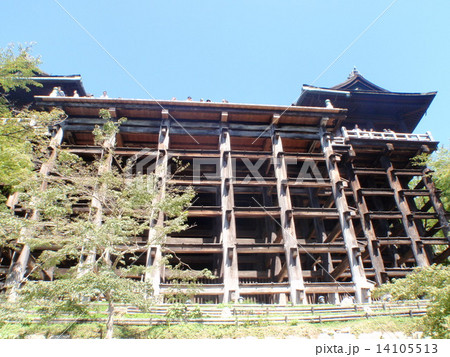 清水寺の舞台下 清水寺の舞台下 14105513