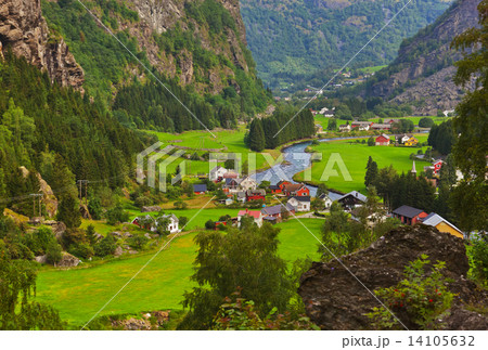 Village in Flam - Norway Village in Flam - Norway 14105632