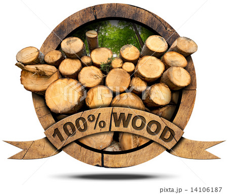 100 Percent Wood - Wooden Icon 100 Percent Wood - Wooden Icon 14106187