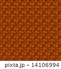 オレンジ格子柄 14106994