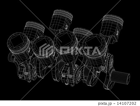 Pistons, V8 engine 14107202