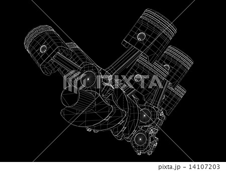 Pistons, V8 engine Pistons, V8 engine 14107203