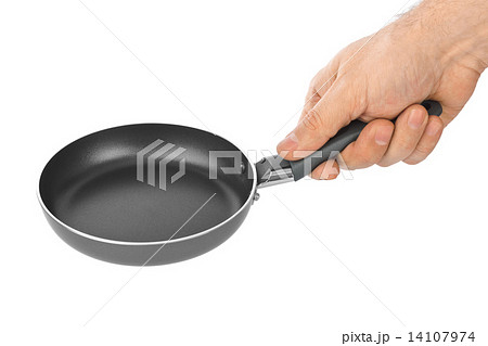 Hand with frying pan Hand with frying pan 14107974
