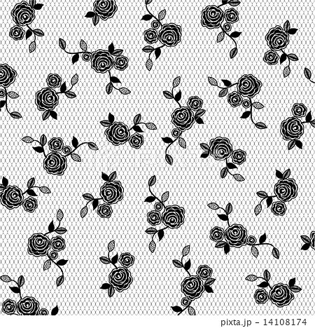 Rose Pattern Stock Illustration