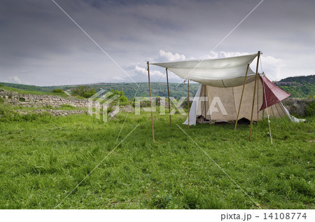Ancient ruins of a medieval fortress close to the village of Cherven, Bulgaria 14108774