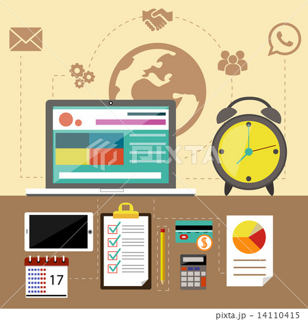Management objects, business and office items 14110415