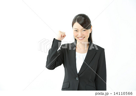 ガッツポーズ・ビジネスウーマン ガッツポーズ・ビジネスウーマン 14110566