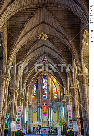 Interior of Stone Church. Nha Trang, Vietnam 14111859