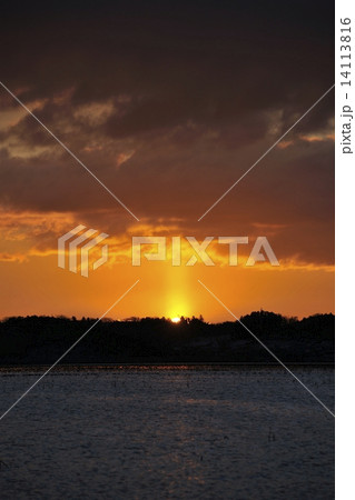 伊豆沼からサンピラー 伊豆沼からサンピラー 14113816