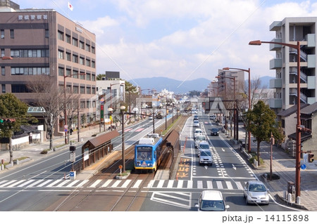 豊橋市街　路面電車 14115898