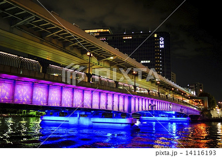 天満橋 ライトアップ 14116193