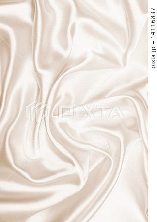 Smooth elegant golden silk as wedding background. In Sepia toned 14116837