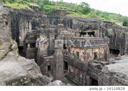 インド エローラ カイラーサナータ寺院 インド エローラ カイラーサナータ寺院 14119829