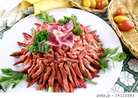 china delicious food-chili beef strip 14121063