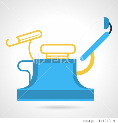 Flat color vector icon for gynecology equipment 14121314