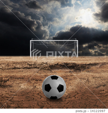 Neglected football field 14122097