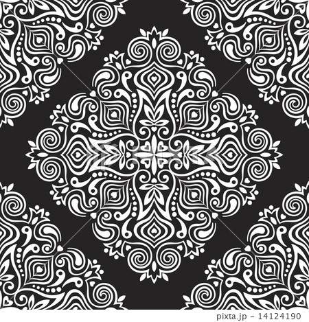 Seamless background with abstract ethnic pattern. 14124190