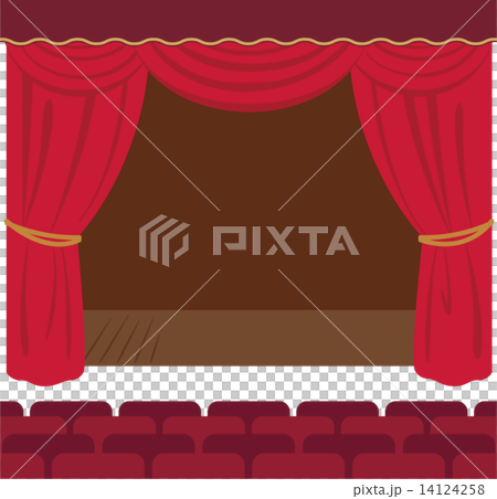 Simple material of theater, stage 14124258