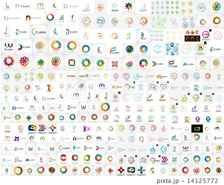 Abstract company logo vector collection Abstract company logo vector collection 14125772