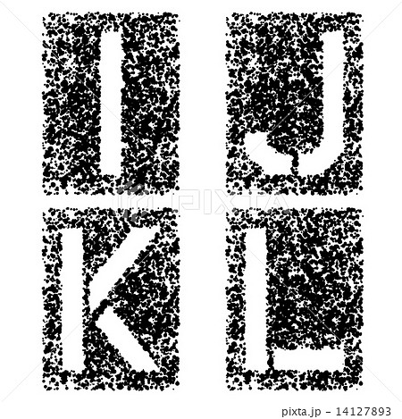 stencil angular spray font letters I J K L stencil angular spray font letters I J K L 14127893