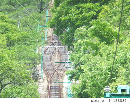 ケーブルカーの線路 14128085