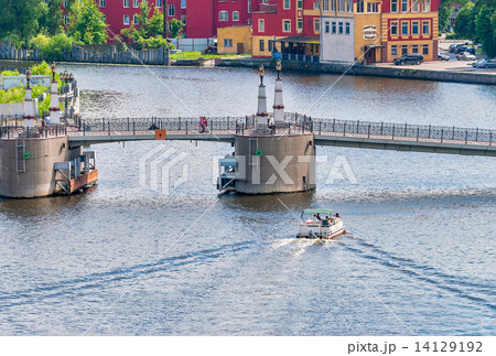 Kaliningrad. Bridge "Yubileiniy". Russia Kaliningrad. Bridge "Yubileiniy". Russia 14129192