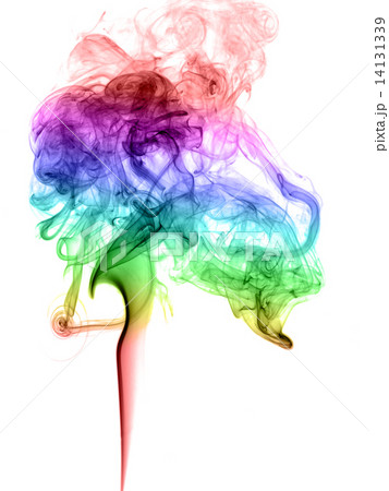 Abstract multicolored smoke 14131339