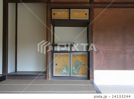 修学院離宮　寿月観の違い棚 14133244