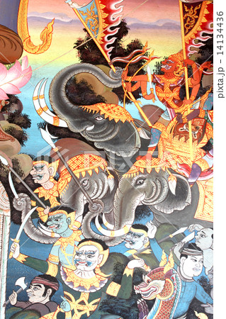 Thai style painting Thai style painting 14134436