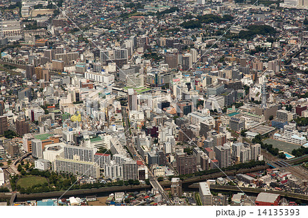 東海道線藤沢駅付近を空撮 14135393
