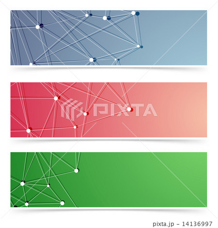 Molecular web header footer collection 14136997
