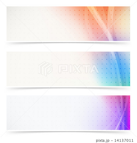 Web header abstract wave line collection 14137011