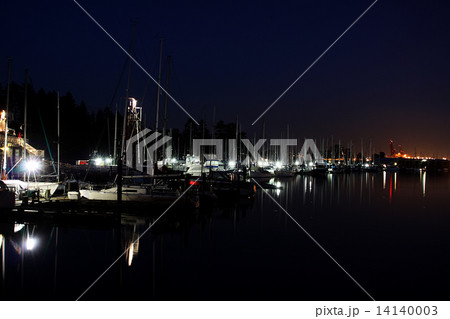 バンクーバー・スタンレーパークの夜景 14140003