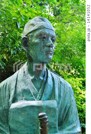松尾芭蕉　置物　奥の細道　金属工芸　銅像　人物像 松尾芭蕉 置物 奥の細道 金属工芸 銅像 人物像