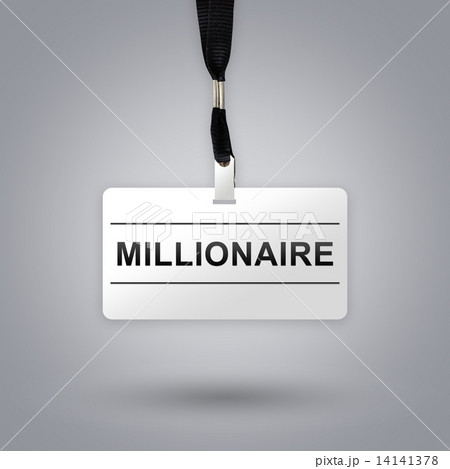 millionaire on badge 14141378