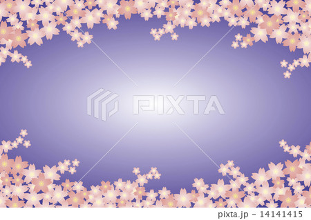 背景壁紙素材 バックグラウンド 模様 パターン 桜 さくら サクラ 桜の花 春 花見 花びら のイラスト素材