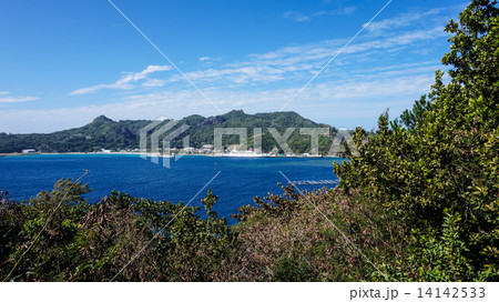 おがさわら丸と二見港 14142533
