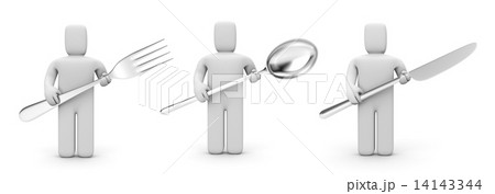 People with kitchen utensil 14143344