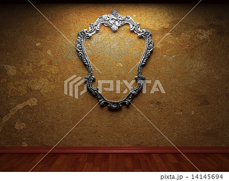 old concrete wall and frame 14145694