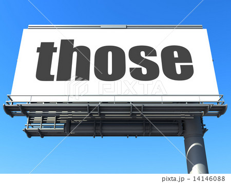 word on billboard 14146088