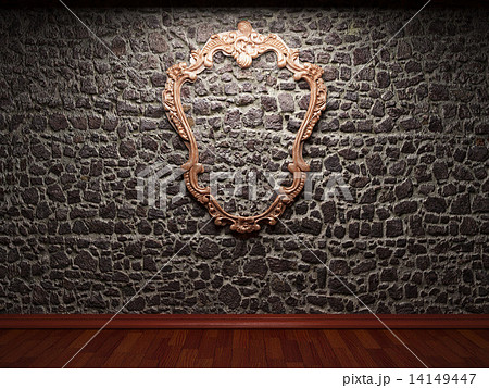 illuminated stone wall and frame illuminated stone wall and frame 14149447